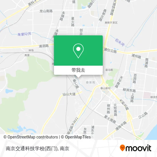 南京交通科技学校(西门)地图
