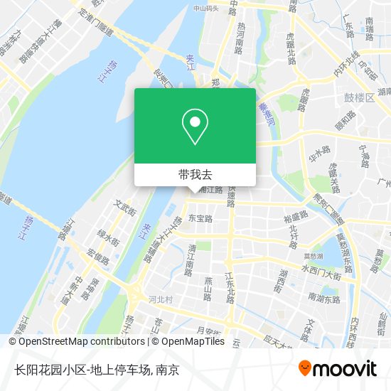 长阳花园小区-地上停车场地图