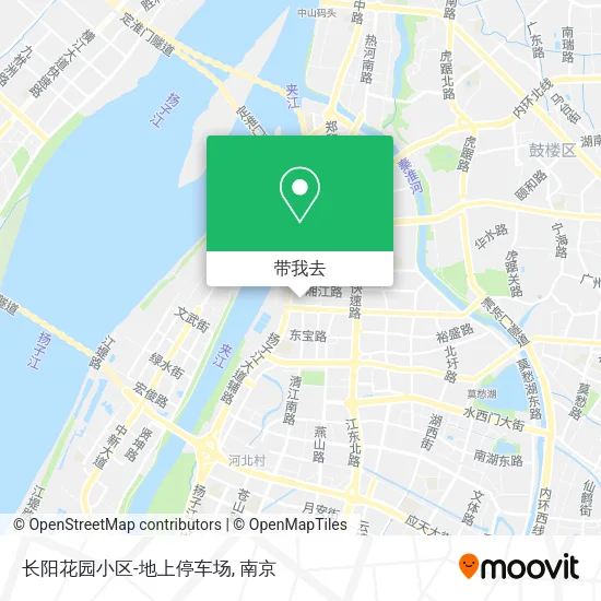长阳花园小区-地上停车场地图