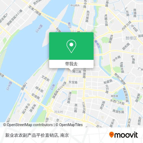 新业农农副产品平价直销店地图