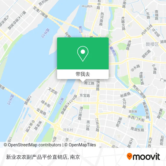 新业农农副产品平价直销店地图