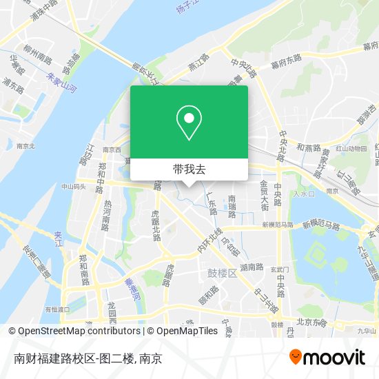 南财福建路校区-图二楼地图