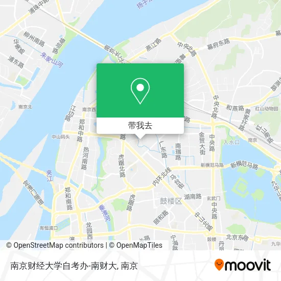 南京财经大学自考办-南财大地图
