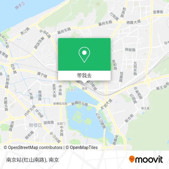 南京站(红山南路)地图