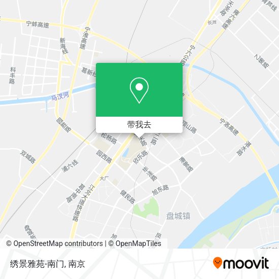 绣景雅苑-南门地图