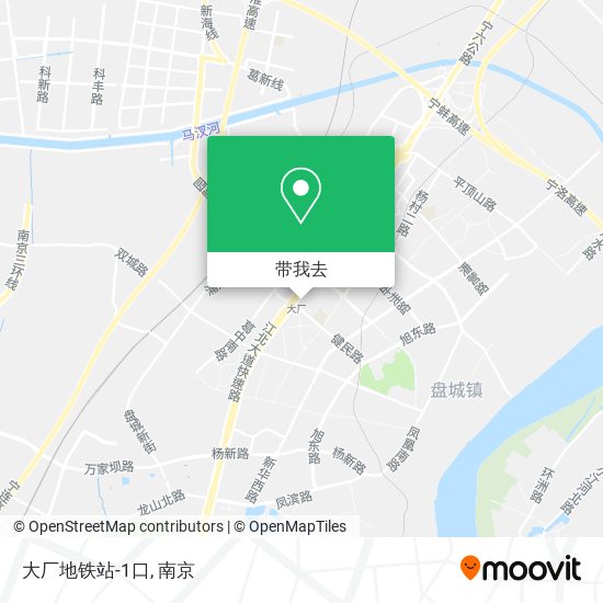 大厂地铁站-1口地图
