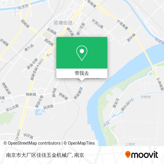 南京市大厂区佳佳五金机械厂地图