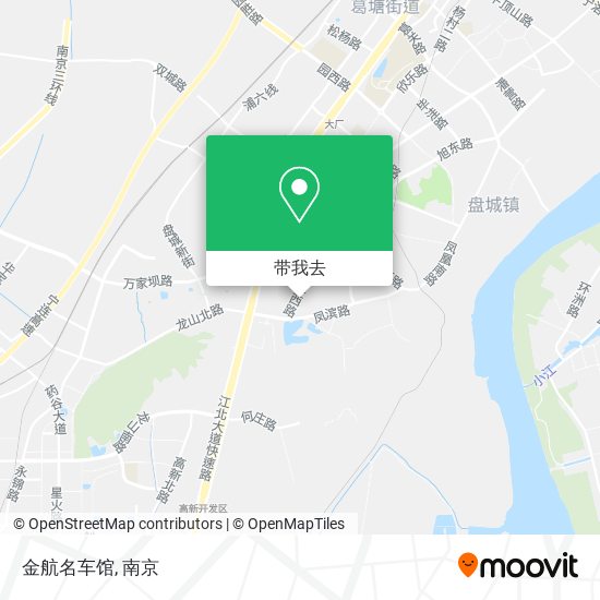 金航名车馆地图