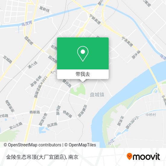 金陵生态吊顶(大厂宜团店)地图