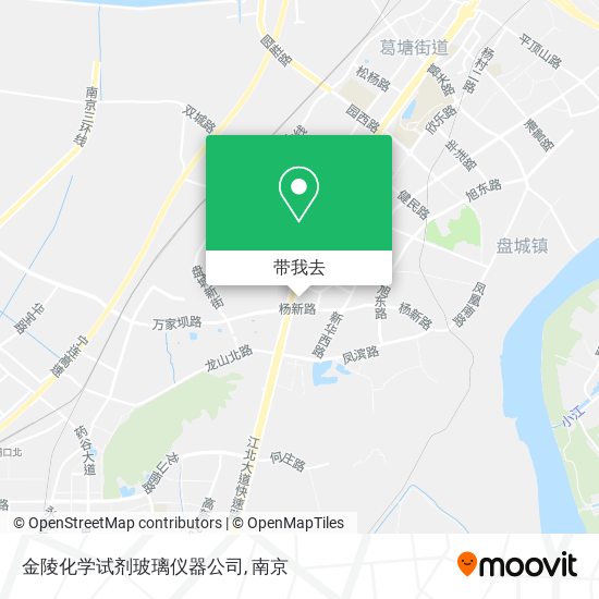 金陵化学试剂玻璃仪器公司地图