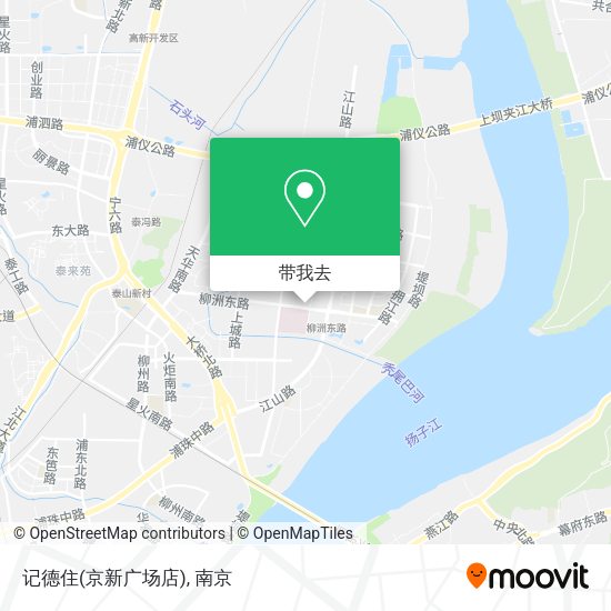 记德住(京新广场店)地图