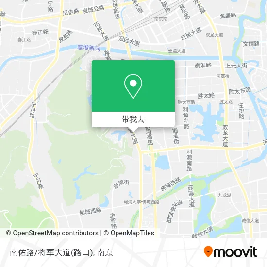 南佑路/将军大道(路口)地图