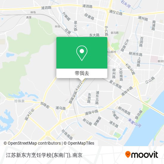 江苏新东方烹饪学校(东南门)地图