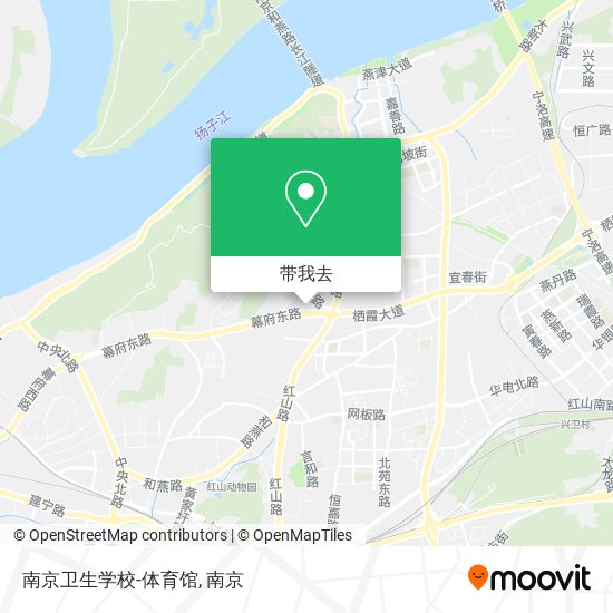 南京卫生学校-体育馆地图