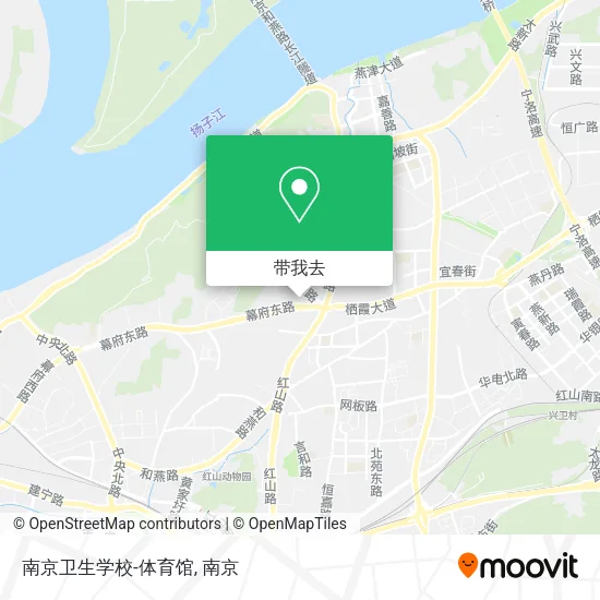 南京卫生学校-体育馆地图