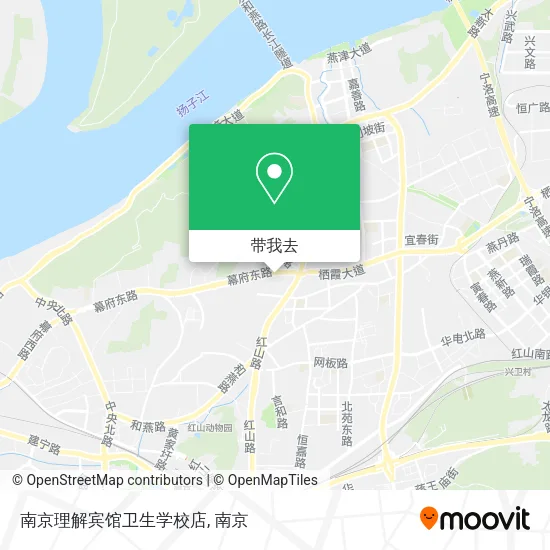 南京理解宾馆卫生学校店地图