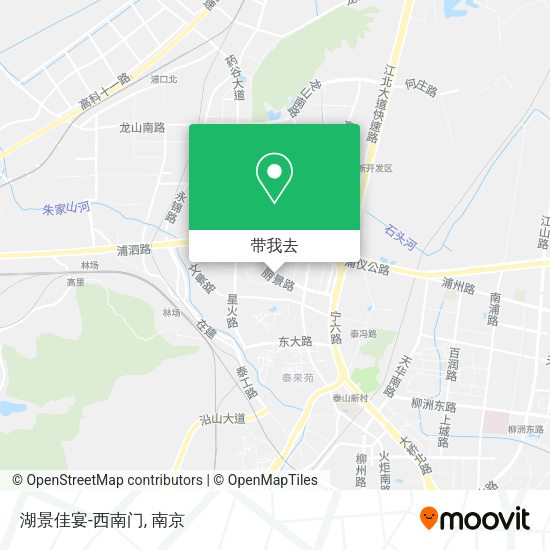 湖景佳宴-西南门地图