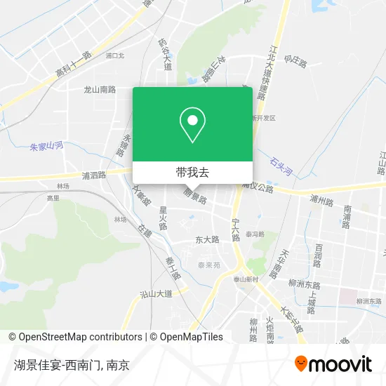 湖景佳宴-西南门地图