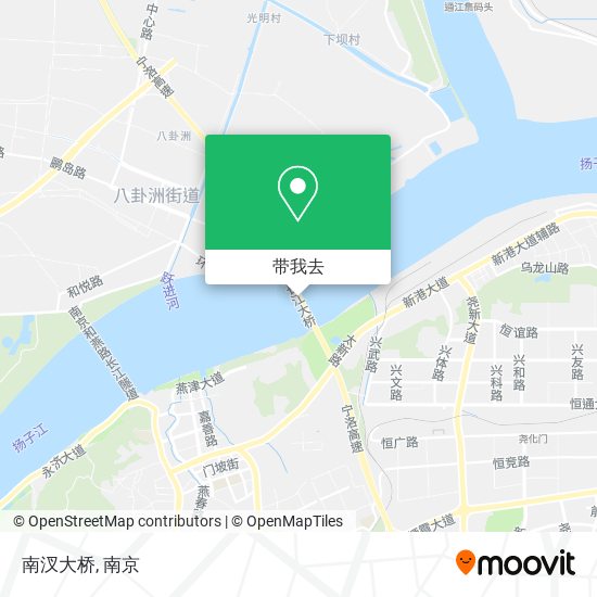 南汊大桥地图