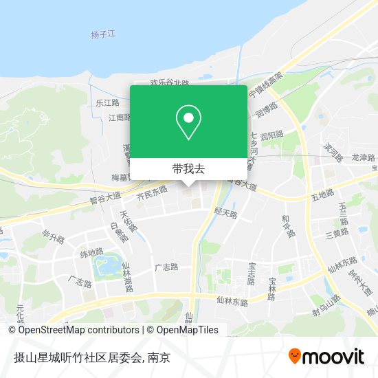 摄山星城听竹社区居委会地图