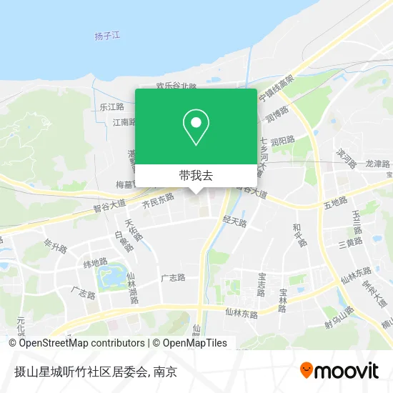 摄山星城听竹社区居委会地图