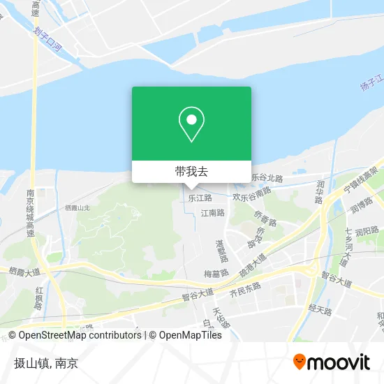 摄山镇地图