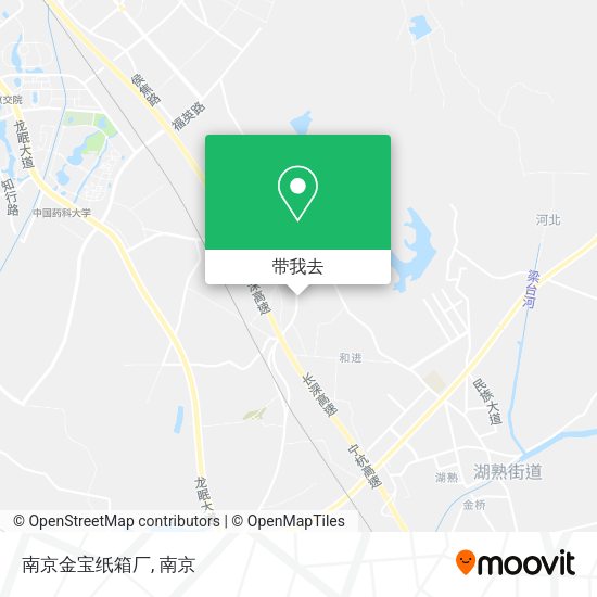 南京金宝纸箱厂地图