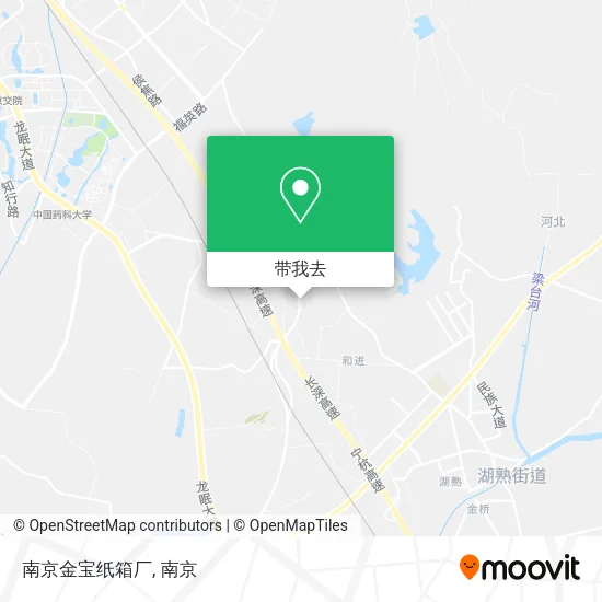 南京金宝纸箱厂地图