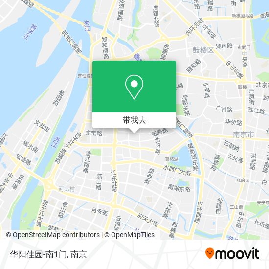 华阳佳园-南1门地图