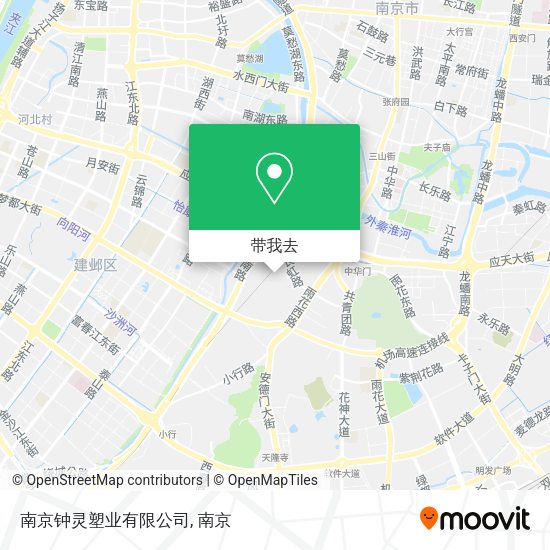 南京钟灵塑业有限公司地图