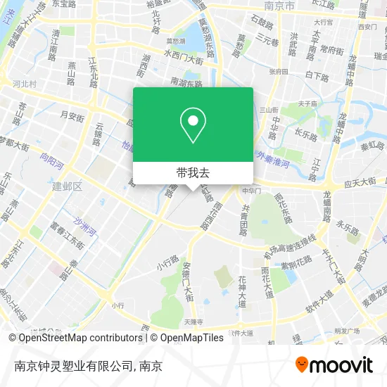 南京钟灵塑业有限公司地图