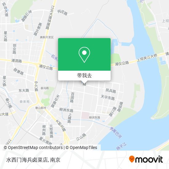 水西门海兵卤菜店地图