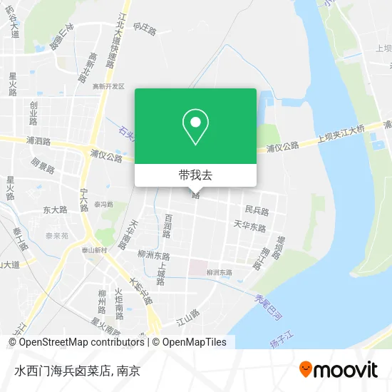 水西门海兵卤菜店地图