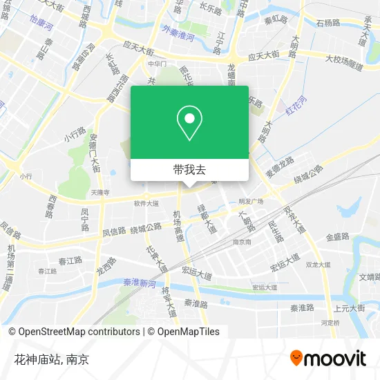 花神庙站地图