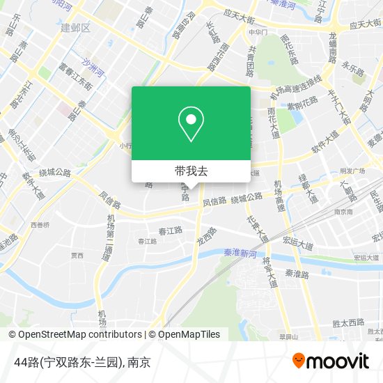 44路(宁双路东-兰园)地图