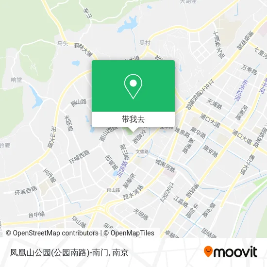 凤凰山公园(公园南路)-南门地图