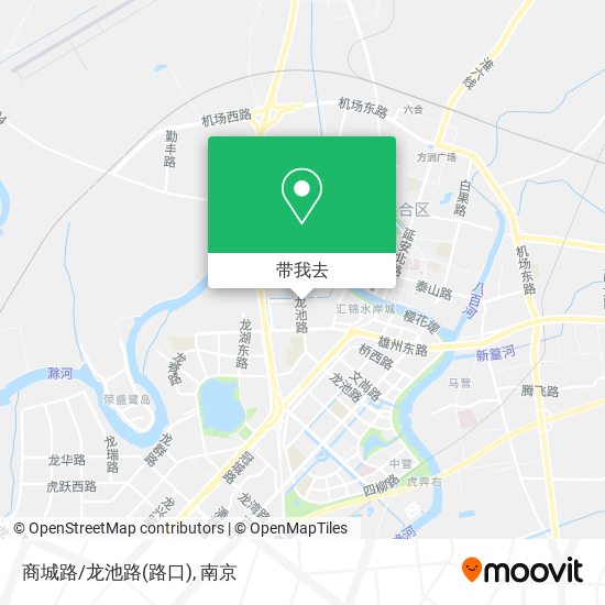 商城路/龙池路(路口)地图