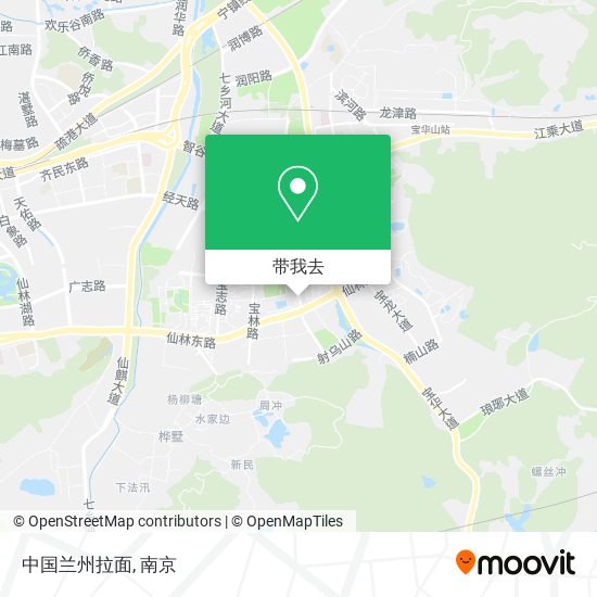 中国兰州拉面地图