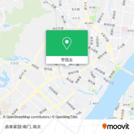 鼎泰家园-南门地图