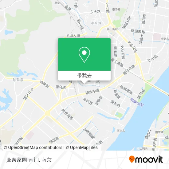 鼎泰家园-南门地图