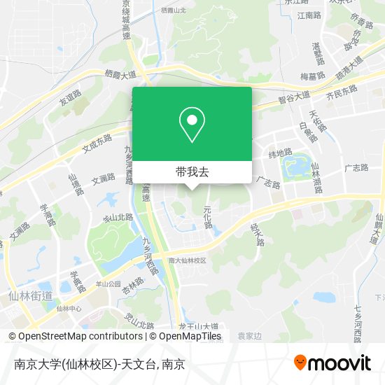 南京大学(仙林校区)-天文台地图