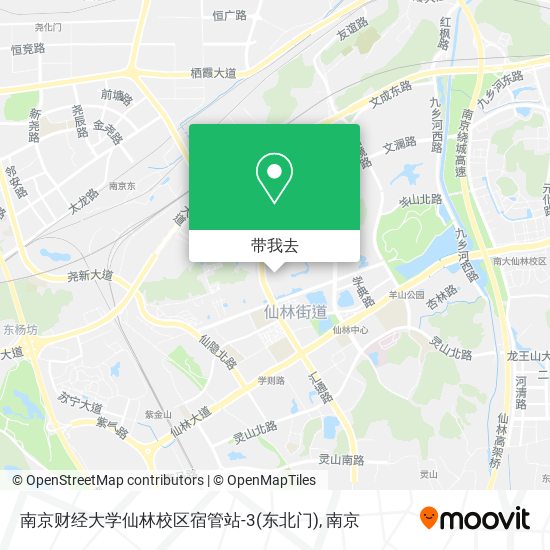 南京财经大学仙林校区宿管站-3(东北门)地图