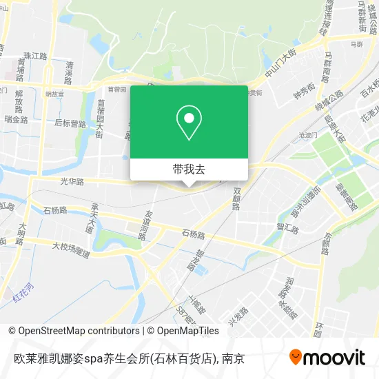 欧莱雅凯娜姿spa养生会所(石林百货店)地图