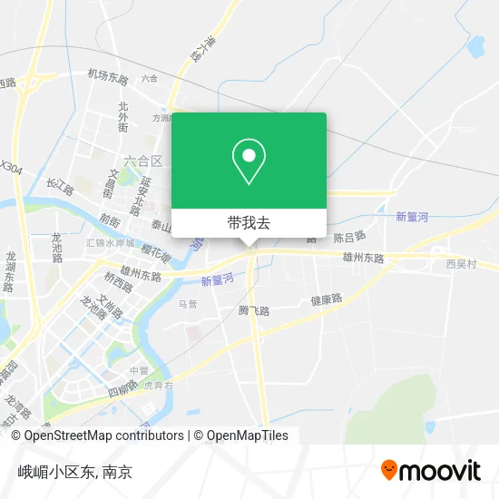 峨嵋小区东地图