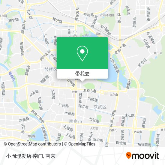 小周理发店-南门地图