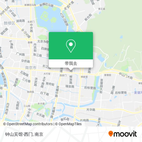 钟山宾馆-西门地图
