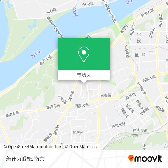 新仕力眼镜地图