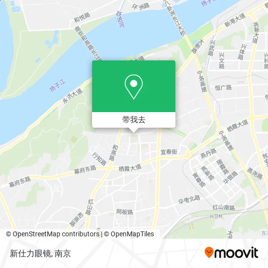 新仕力眼镜地图