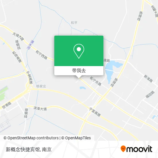 新概念快捷宾馆地图