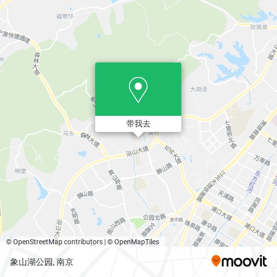 象山湖公园地图
